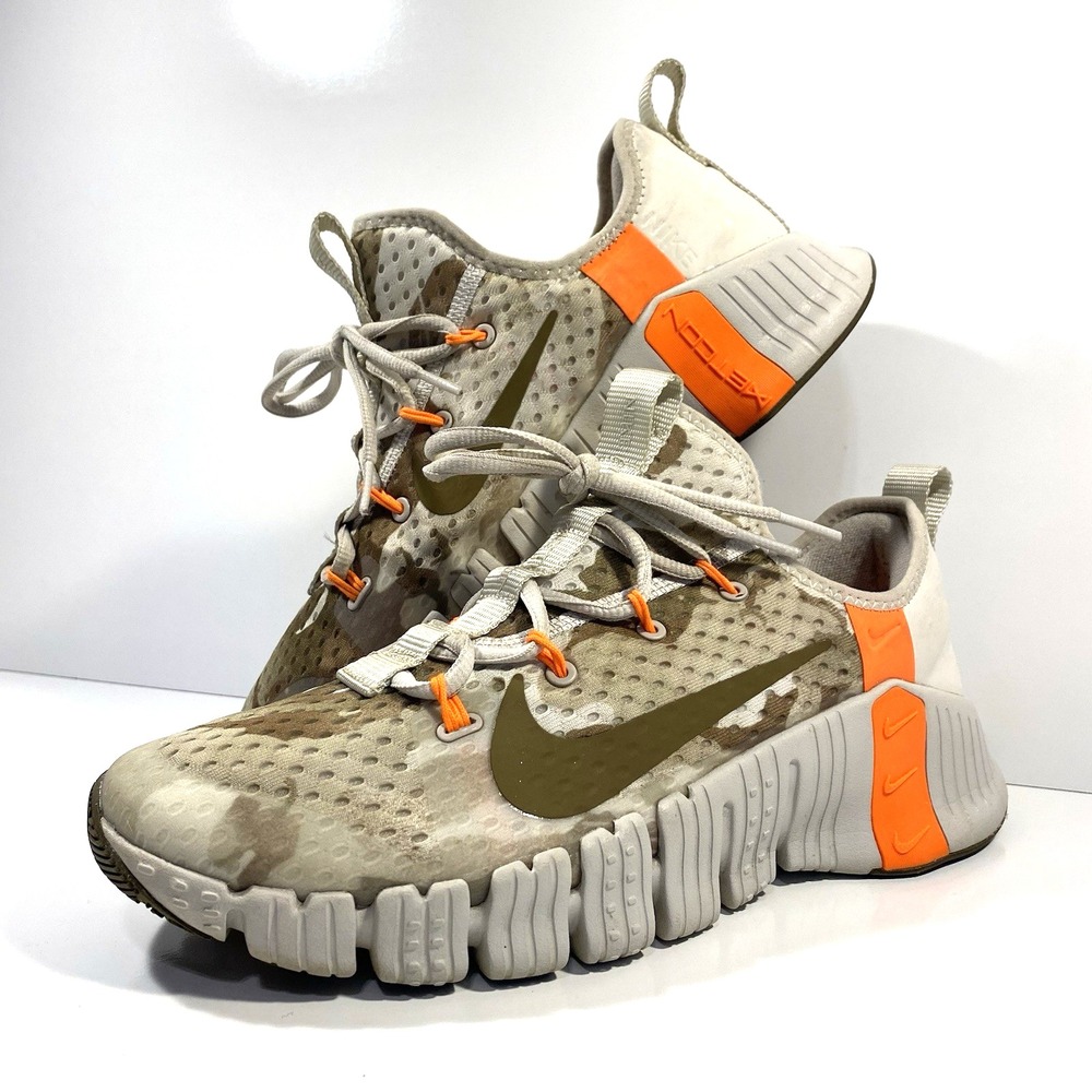 Nike Mens Size 9.5 Free Metcon 3 Yukon Brown Camo Trainning Shoes CJ0861-028